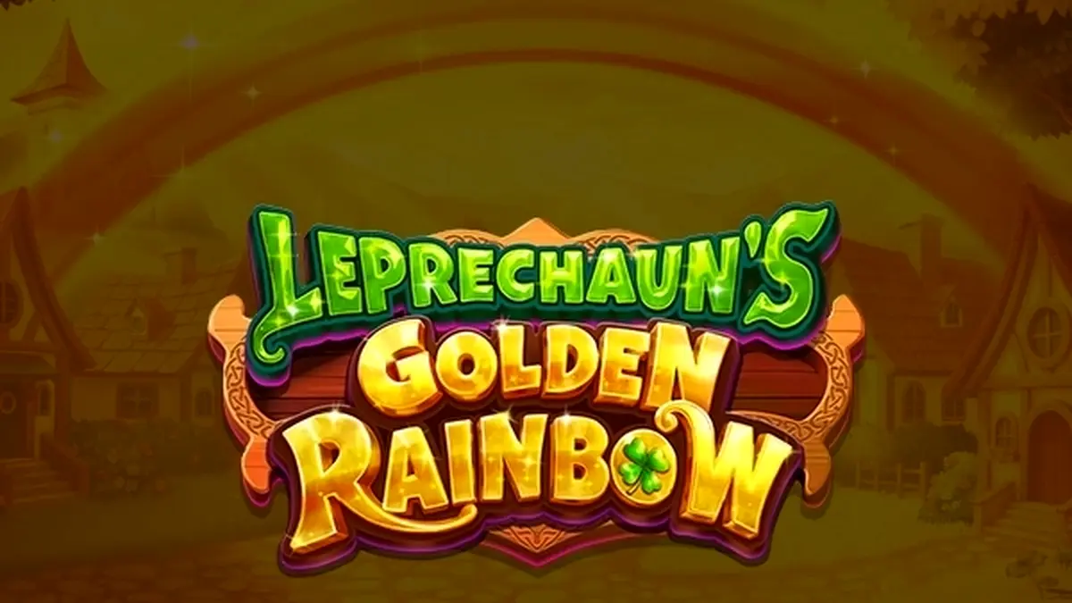 Cenário mágico e vibrante do slot Leprechaun's Golden Rainbow com elementos da cultura irlandesa